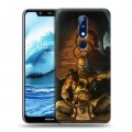 Дизайнерский силиконовый чехол для Nokia 5.1 Plus Diablo