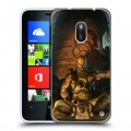 Дизайнерский пластиковый чехол для Nokia Lumia 620 Diablo