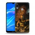 Дизайнерский пластиковый чехол для Huawei Y6 (2019) Diablo