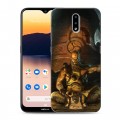 Дизайнерский пластиковый чехол для Nokia 2.3 Diablo