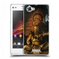 Дизайнерский пластиковый чехол для Sony Xperia L Diablo