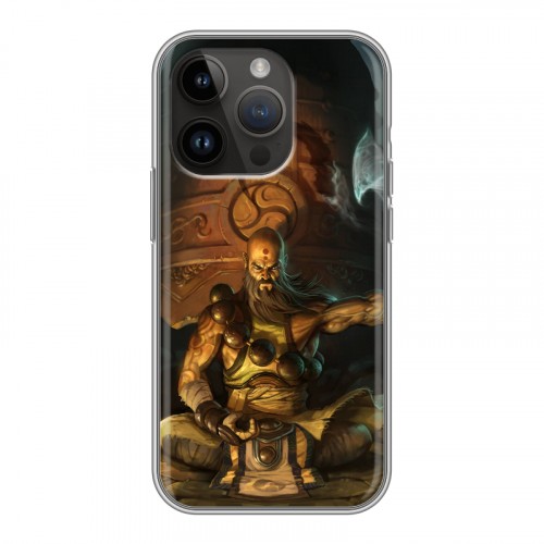 Дизайнерский силиконовый чехол для Iphone 14 Pro Diablo