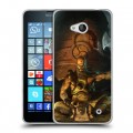 Дизайнерский пластиковый чехол для Microsoft Lumia 640 Diablo