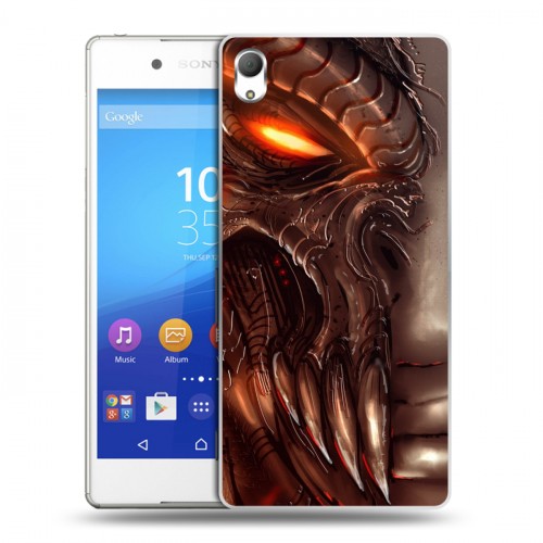 Дизайнерский пластиковый чехол для Sony Xperia Z3+ Diablo