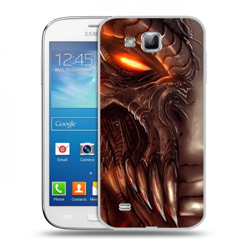 Дизайнерский пластиковый чехол для Samsung Galaxy Premier Diablo