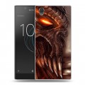 Дизайнерский пластиковый чехол для Sony Xperia L1 Diablo