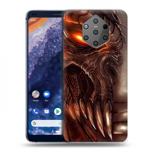 Дизайнерский силиконовый чехол для Nokia 9 PureView Diablo