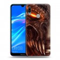 Дизайнерский пластиковый чехол для Huawei Y6 (2019) Diablo