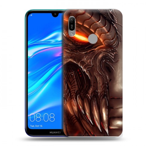 Дизайнерский пластиковый чехол для Huawei Y6 (2019) Diablo