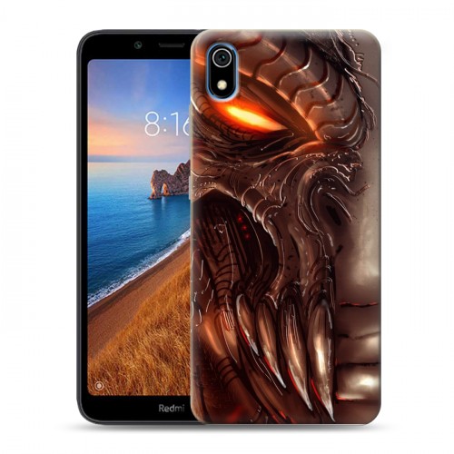 Дизайнерский силиконовый чехол для Xiaomi RedMi 7A Diablo