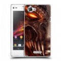 Дизайнерский пластиковый чехол для Sony Xperia L Diablo