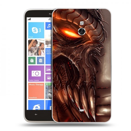 Дизайнерский пластиковый чехол для Nokia Lumia 1320 Diablo