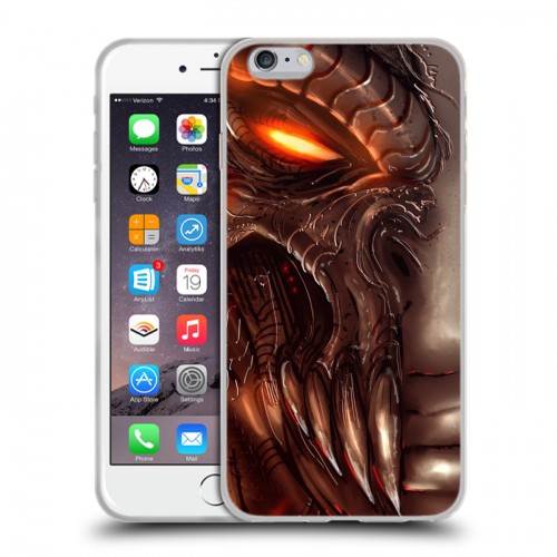 Дизайнерский силиконовый чехол для Iphone 6 Plus/6s Plus Diablo