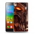 Дизайнерский пластиковый чехол для Lenovo A7000 Diablo