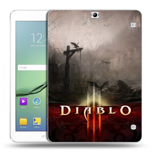 Дизайнерский силиконовый чехол для Samsung Galaxy Tab S2 9.7 Diablo