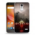 Дизайнерский пластиковый чехол для ZTE Blade X5 Diablo