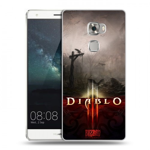 Дизайнерский пластиковый чехол для Huawei Mate S Diablo