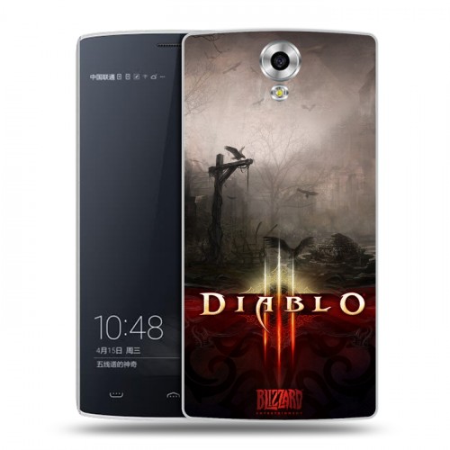 Дизайнерский силиконовый чехол для Homtom HT7 Diablo