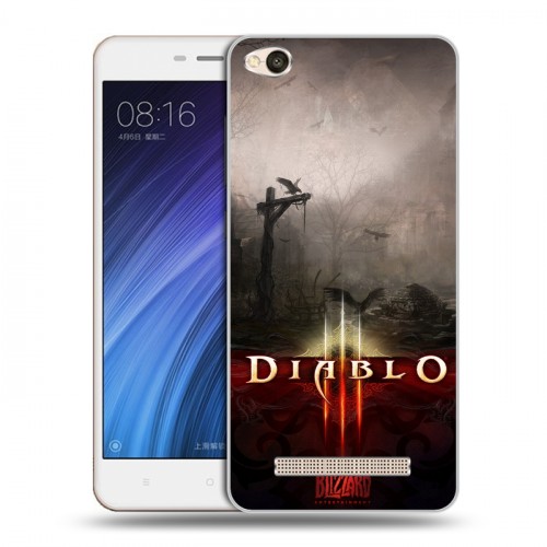 Дизайнерский силиконовый чехол для Xiaomi RedMi 4A Diablo