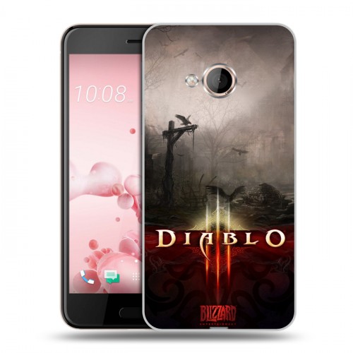 Дизайнерский силиконовый чехол для HTC U Play Diablo