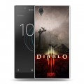 Дизайнерский пластиковый чехол для Sony Xperia L1 Diablo