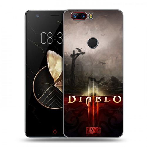 Дизайнерский пластиковый чехол для ZTE Nubia Z17 Diablo