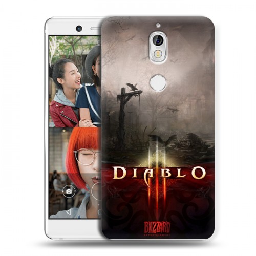 Дизайнерский пластиковый чехол для Nokia 7 Diablo