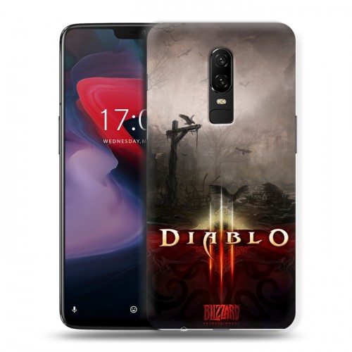 Дизайнерский пластиковый чехол для OnePlus 6 Diablo