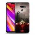 Дизайнерский пластиковый чехол для LG G8 ThinQ Diablo