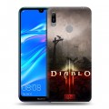 Дизайнерский пластиковый чехол для Huawei Y6 (2019) Diablo