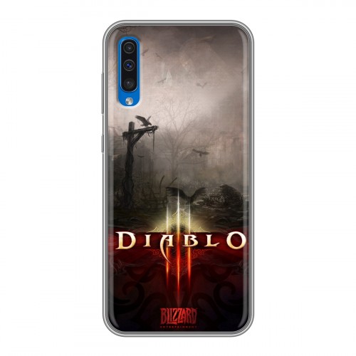 Дизайнерский силиконовый чехол для Samsung Galaxy A50 Diablo