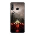 Дизайнерский силиконовый чехол для Huawei P30 Lite Diablo