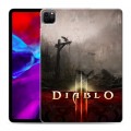 Дизайнерский силиконовый с усиленными углами чехол для Ipad Pro 11 (2020) Diablo