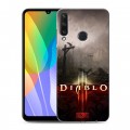 Дизайнерский пластиковый чехол для Huawei Y6p Diablo