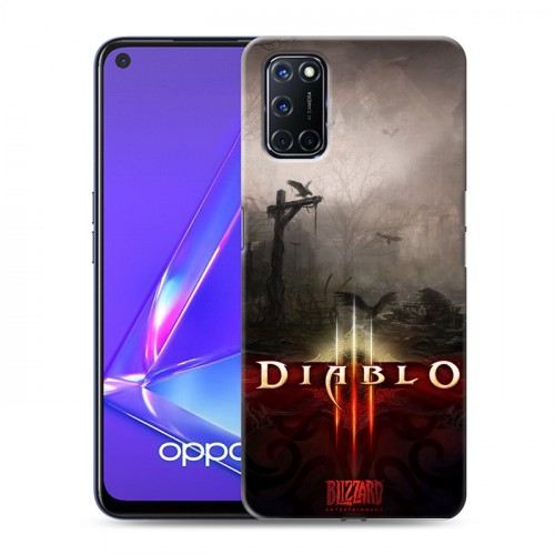 Дизайнерский пластиковый чехол для OPPO A52 Diablo