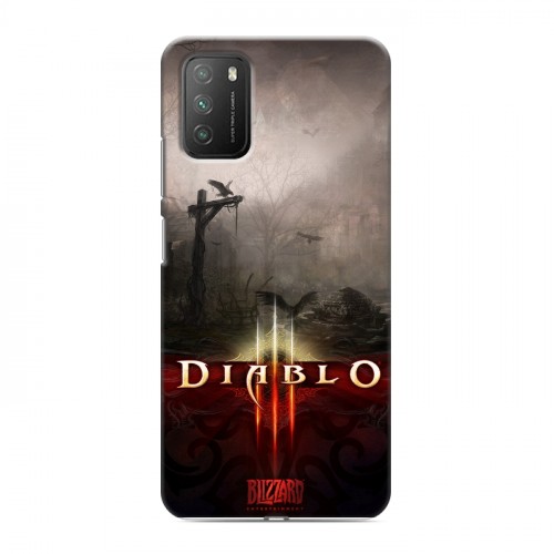 Дизайнерский пластиковый чехол для Xiaomi Poco M3 Diablo