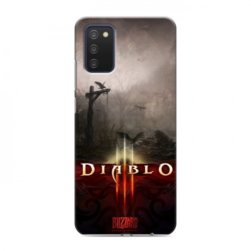 Дизайнерский силиконовый с усиленными углами чехол для Samsung Galaxy A03s Diablo