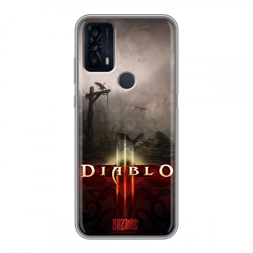 Дизайнерский силиконовый чехол для TCL 20B Diablo