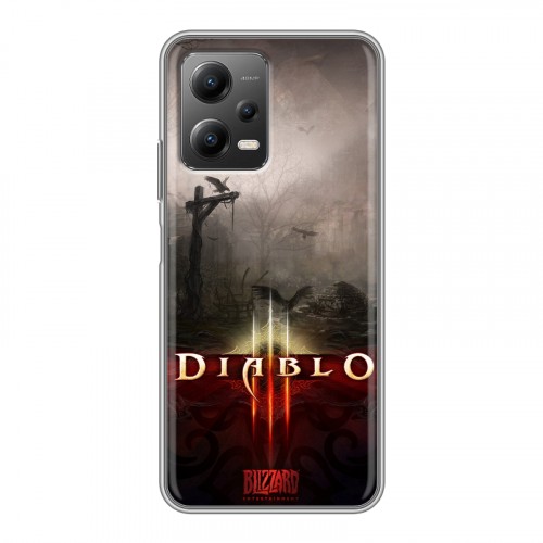 Дизайнерский силиконовый чехол для Xiaomi Poco X5 Diablo