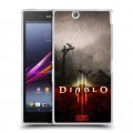 Дизайнерский пластиковый чехол для Sony Xperia Z Ultra  Diablo