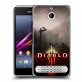 Дизайнерский силиконовый чехол для Sony Xperia E1 Diablo