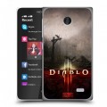 Дизайнерский пластиковый чехол для Nokia X Diablo