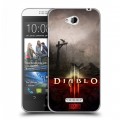 Дизайнерский пластиковый чехол для HTC Desire 616 Diablo