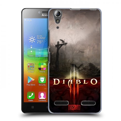 Дизайнерский пластиковый чехол для Lenovo A6000 Diablo