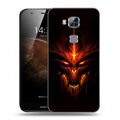 Дизайнерский пластиковый чехол для Huawei G8 Diablo