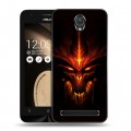 Дизайнерский пластиковый чехол для ASUS Zenfone Go Diablo