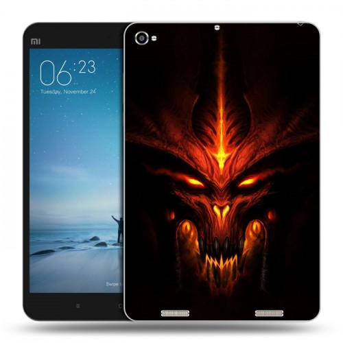 Дизайнерский силиконовый чехол для Xiaomi Mi Pad 2 Diablo