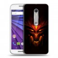 Дизайнерский пластиковый чехол для Lenovo Moto G Diablo