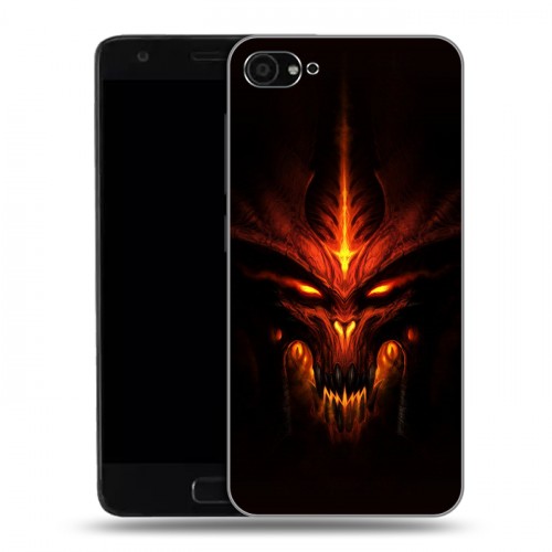 Дизайнерский пластиковый чехол для ZUK Z2 Diablo