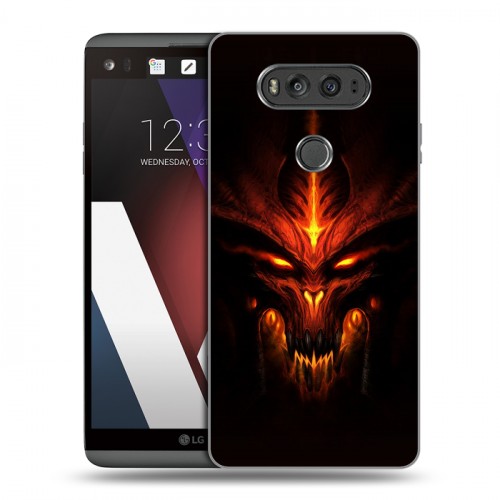 Дизайнерский пластиковый чехол для LG V20 Diablo